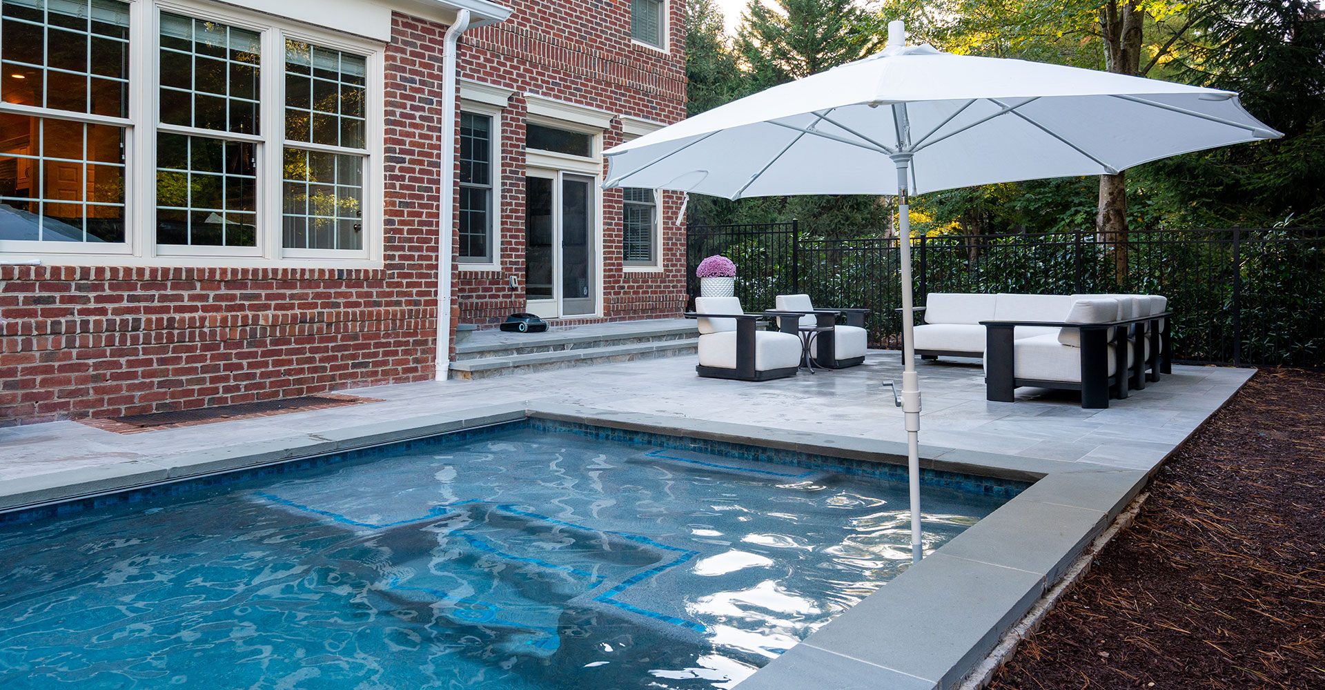 Small Space Big Impact pool with compact luxury appeal